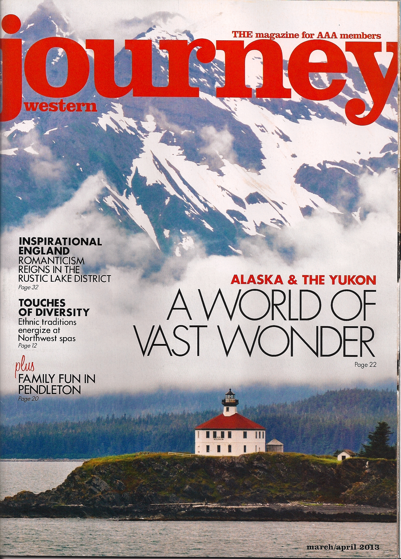 Journey Magazine (USA) April 2013 cover photo and article