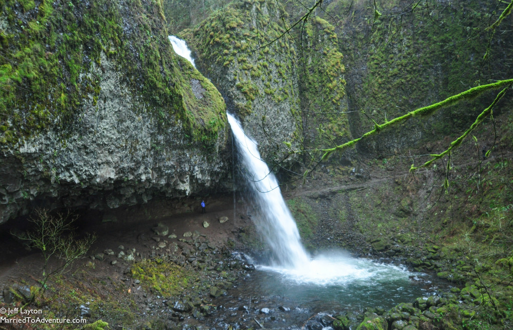 Pony Tail falls: just one of hundreds you'll find in the Columbia River Gorge 