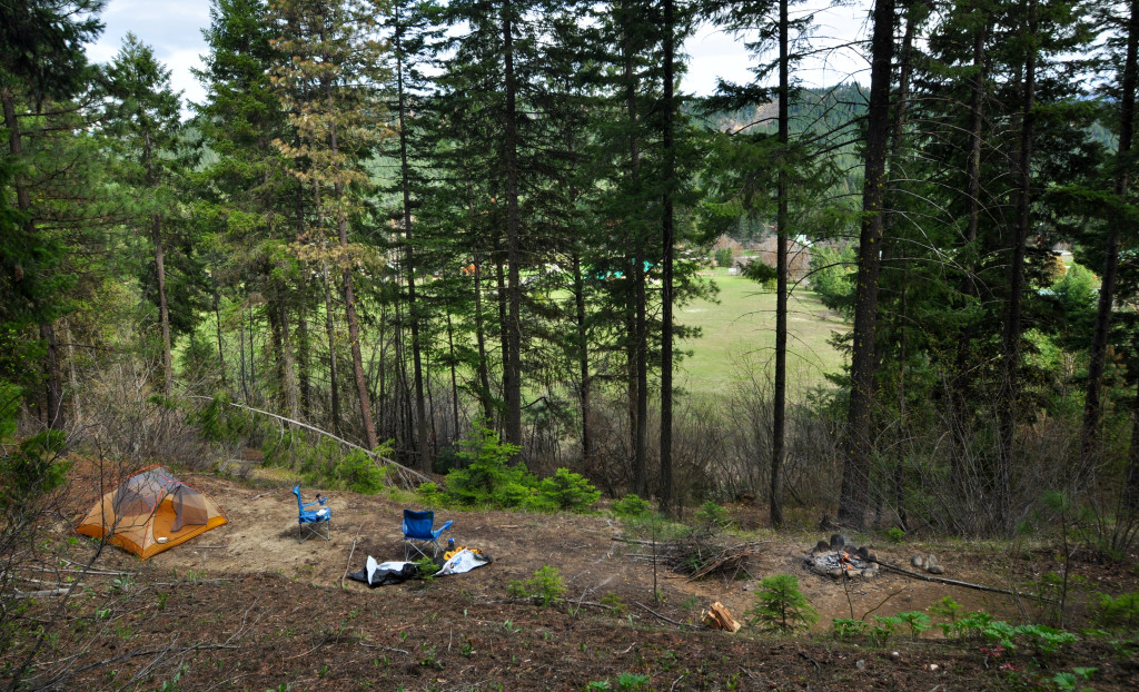 Our Future Yurt Site Overlooking the Wenatchee River Valley